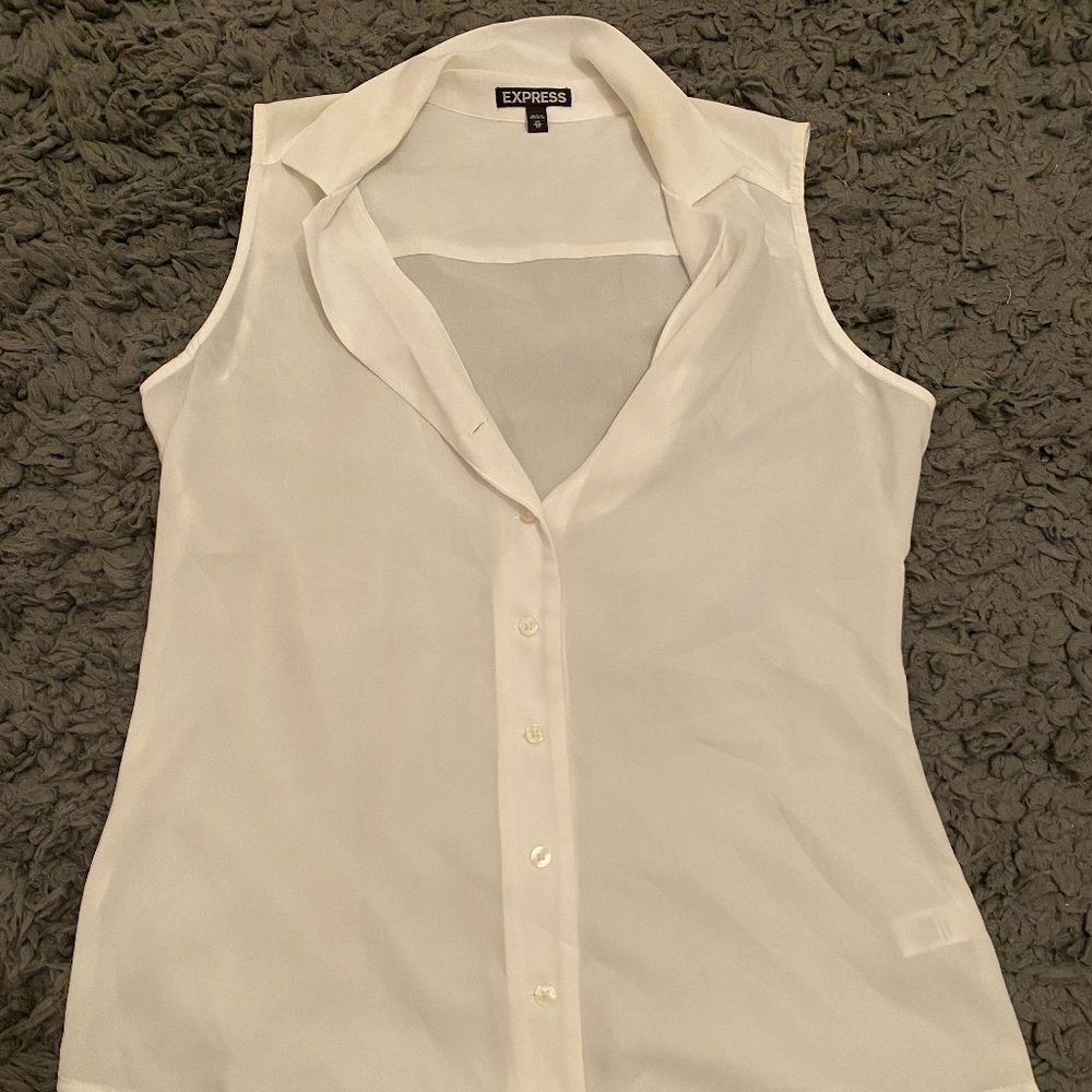 sleeveless dress shirt